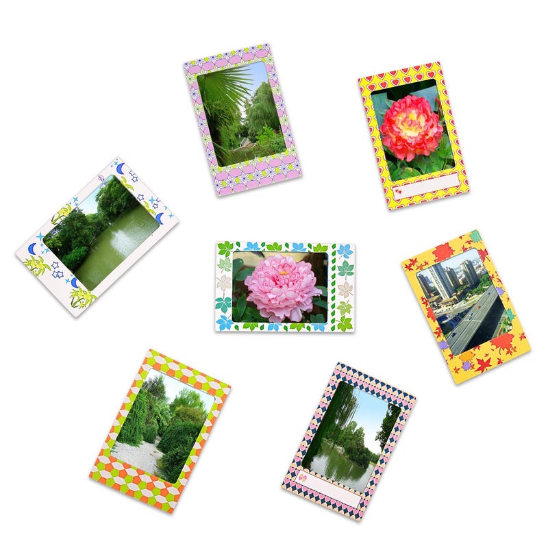 Sunmns Colorful Bundle Set Accessories Compatible with Fujifilm Instax Mini 12 11 9 8 90 70 Camera, Accessory include Film Sticker, Desk Frames, Hanging Frame, Strap - Image 4